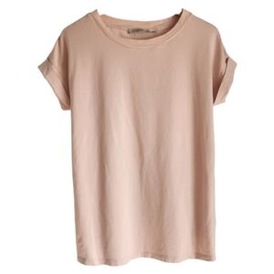 All Saints Women's Imogen Casual Pink T-Shirt Sz S